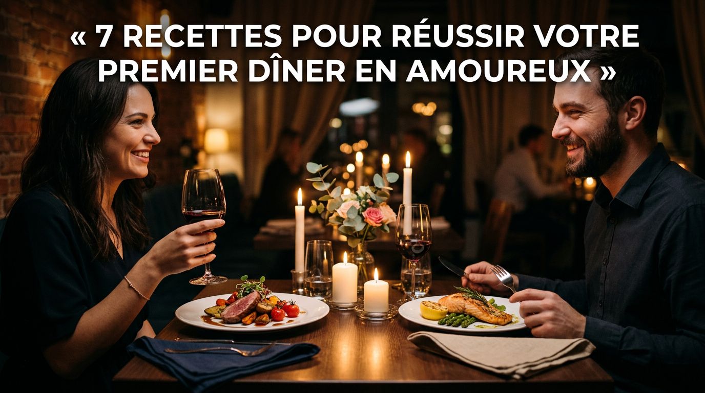 Premier dîner en amoureux : 7 recettes pour faire bonne impression